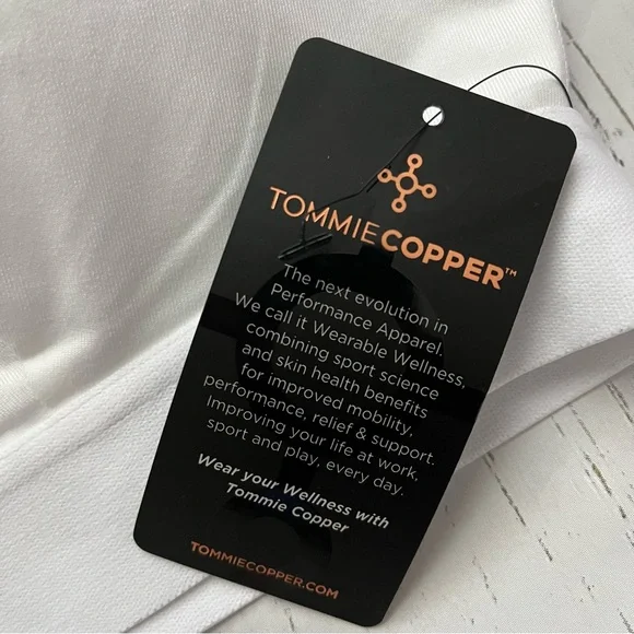 Tommie Copper Shoulder Support Bra Size Large White Back Support Compression - Picture 6 of 10